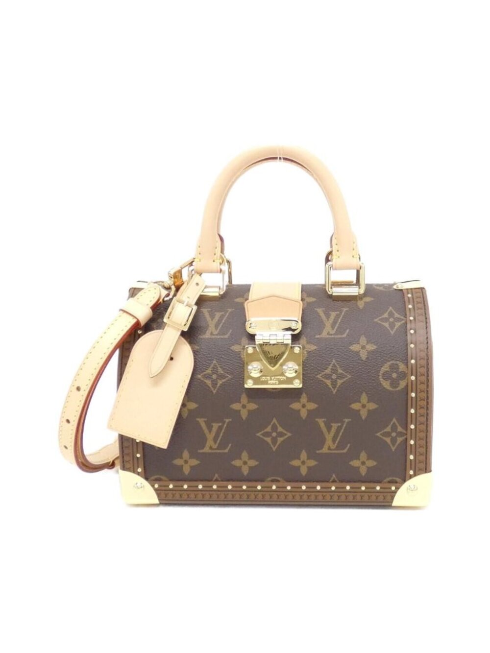 Louis Vuitton Monogram Speedy Trunk 20 Bag